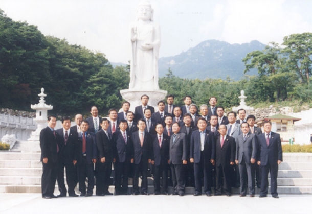 자매결연(완도군의회)의원 동화사방문(2002. 10. 1)