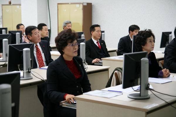 홈페이지 시연회 및 개인홈페이지 관리방법 교육(정보화교육장)